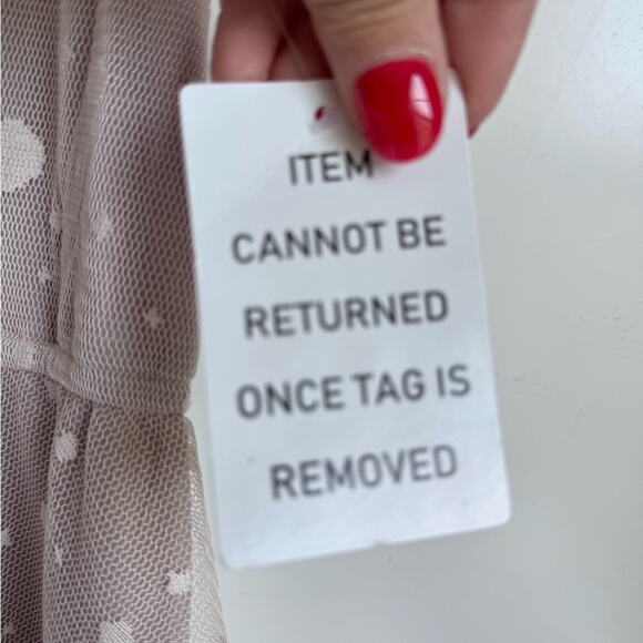 JOYFOLIE Mia Joy Girls Dress Gracie Ecru 14 NEW tiered Sheer Cottagecore Fairy - Picture 9 of 12